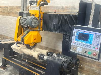 China High Accuracy Two Pcs Baluster Cutting Machine With AC Power Supply for sale