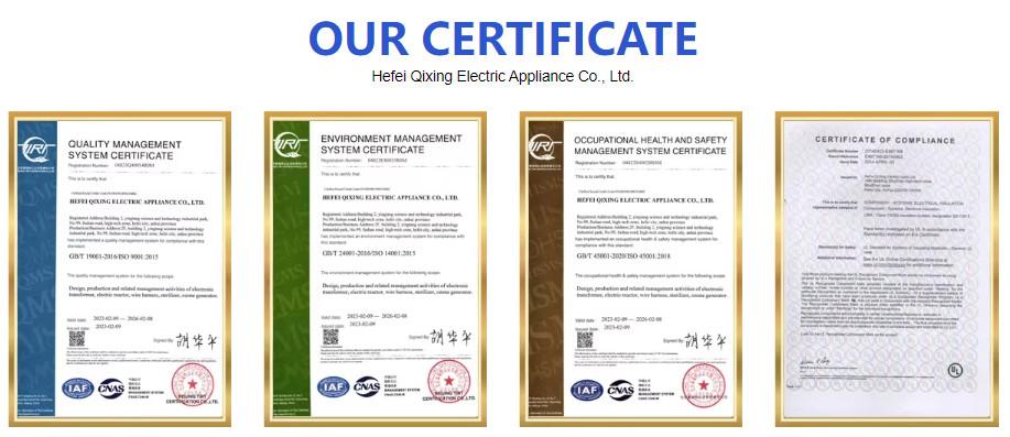 OUR CERTIFICATE
