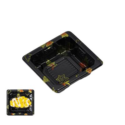 China Disposable Food Grade Plastic Sushi Box for Takeaway Restaurant 22*9*5.5cm for sale