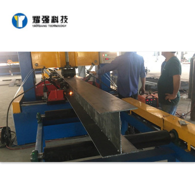 PLC Control H-Beam Assembly Machine with manual or automatic spot CO2 welder