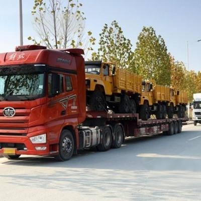  5 Units of Dongfeng 6×6 Conventional Cab Off-Road Trucks EQ2082 Successfully Shipped to Port