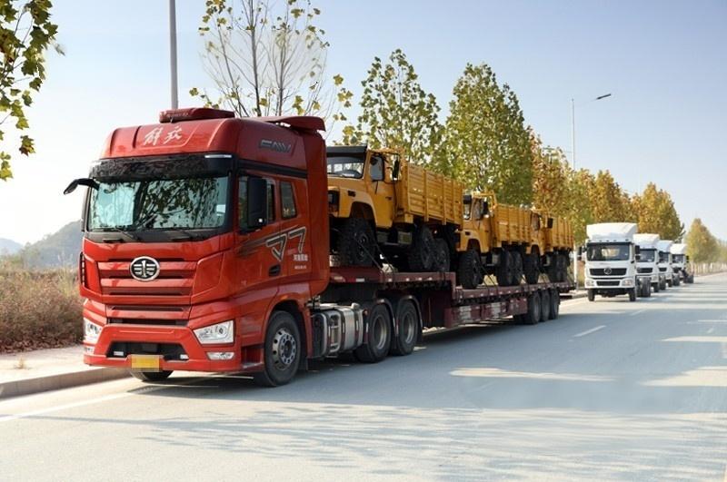  5 Units of Dongfeng 6×6 Conventional Cab Off-Road Trucks EQ2082 Successfully Shipped to Port
