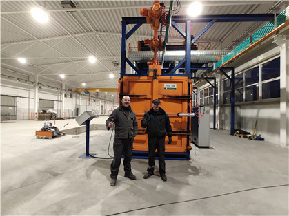 Successful Acceptance in this Sino-Lithuania Shot Blasting Machine Project!