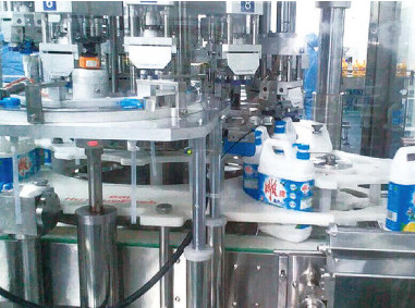The first domestic detergent filling line with speed 8000BPH