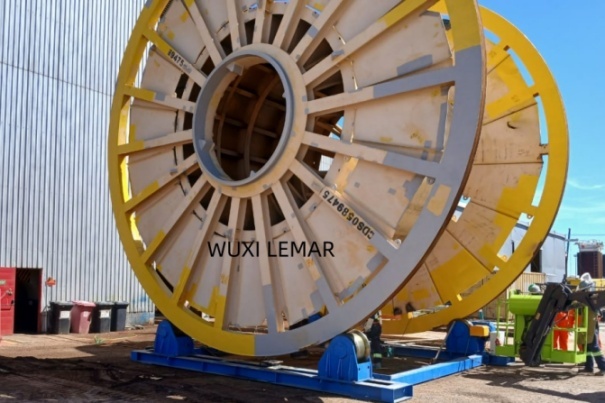 100T Welding Rotator Exported to Brazil for offshore Industry