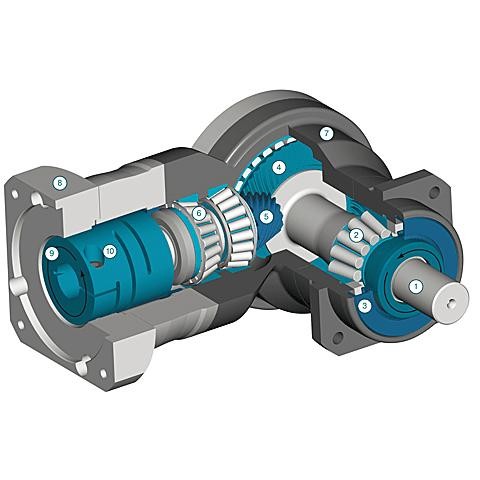 How do planetary gears reduce speed?