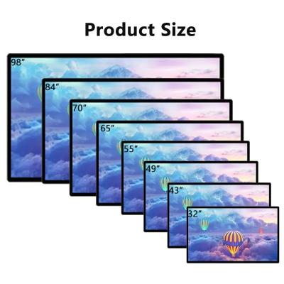 China 350cd/M2 Wall Mounted Touch Screen Kiosk 1920 X 1080 Resolution 50 Inch for sale