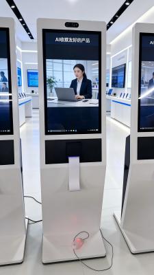 China Capacitive Touch Touch Screen Information Kiosk Offering 300 Cdm2 Brightness Designed for Customer Engagement and Digital Wayfinding for sale