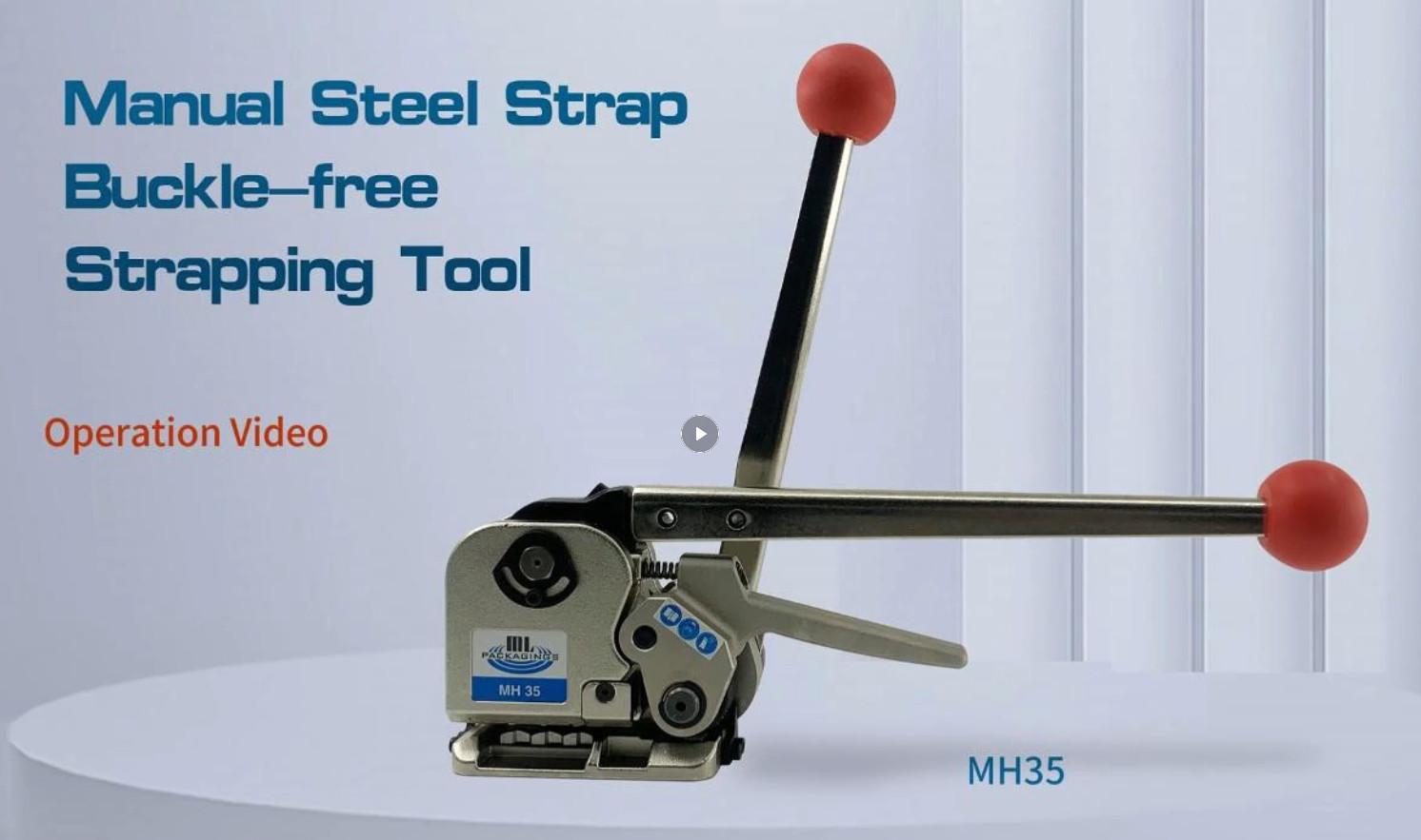 Manual Steel Strap Buckle-free Strapping Tool