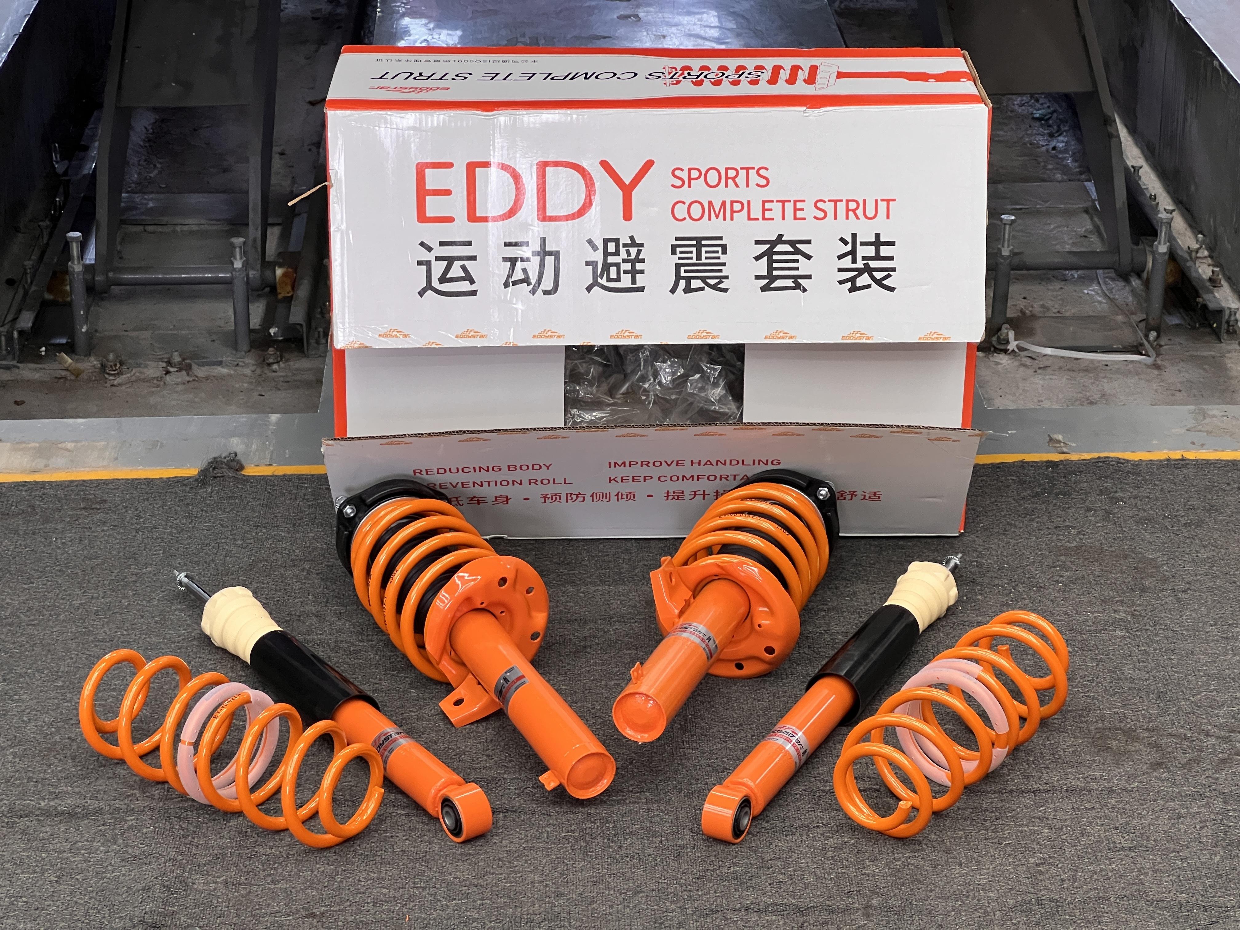 2008 Volkswagen Sagitar 1.8T upgraded with EDDY sport suspension for improved stance and high-speed performance