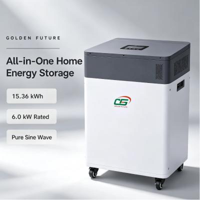 China Wholesale 6kW 51.2V 300Ah LiFePO4 All-in-One Hybrid Solar Inverter with Energy Storage Battery for Home Backup Power for sale