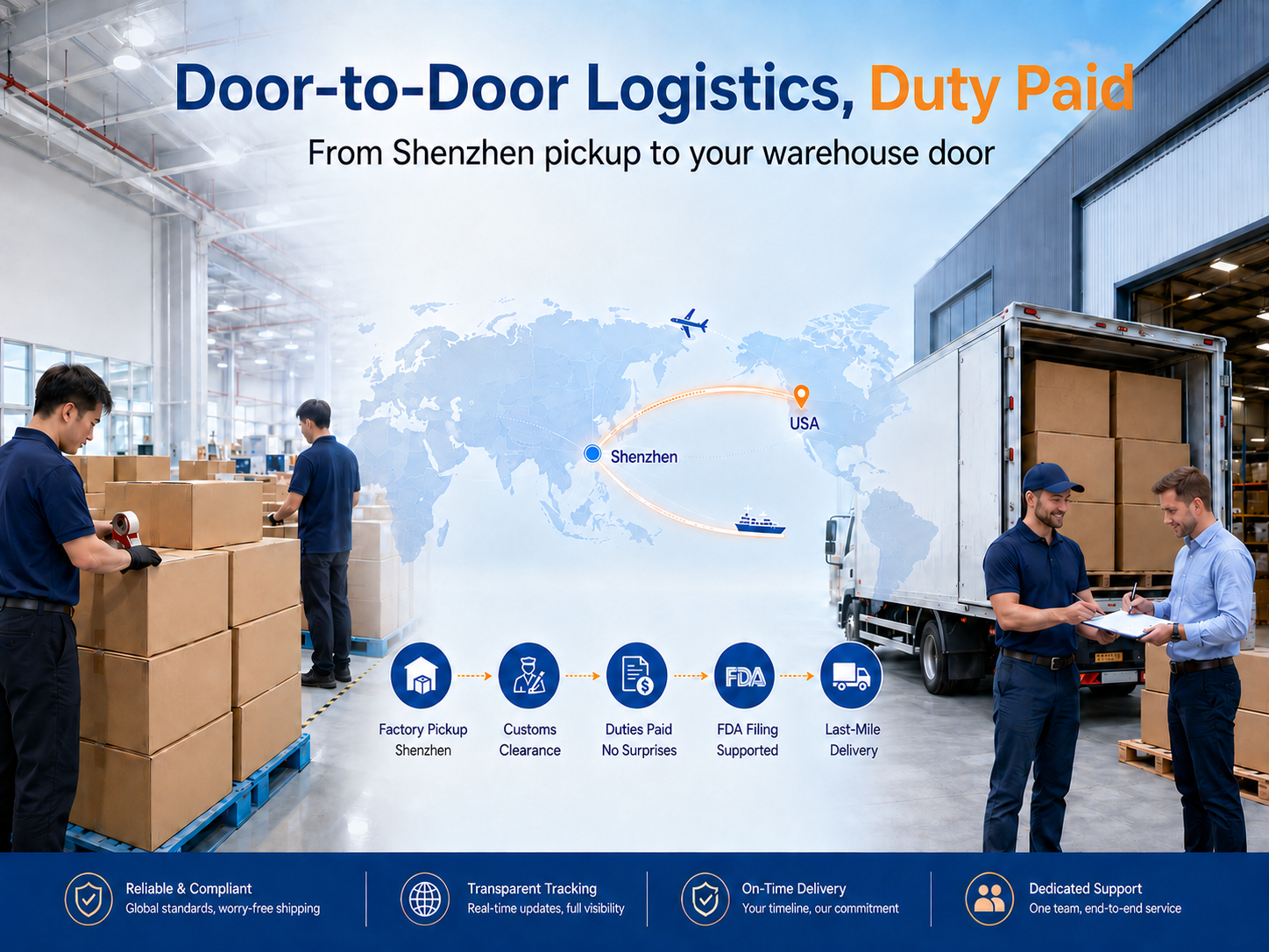 US Logistics & Fulfillment — Door-to-Door, Duty Paid