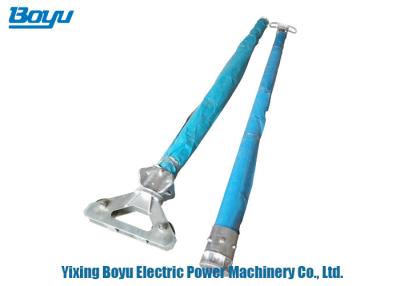 China Inner Suspended Tubular Gin Pole Derricks 120mm Diameter 9-11m Length for Transmission Line Stringing for sale