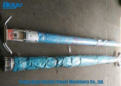 China Aluminum Inner-Suspended Tubular Gin Pole 2.5K Safety Factor 9-11M Length for sale