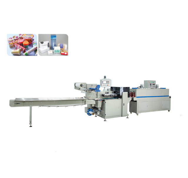 High Speed Heat Shrink Packaging Equipment , Automatic Shrink Wrapper Reciprocating