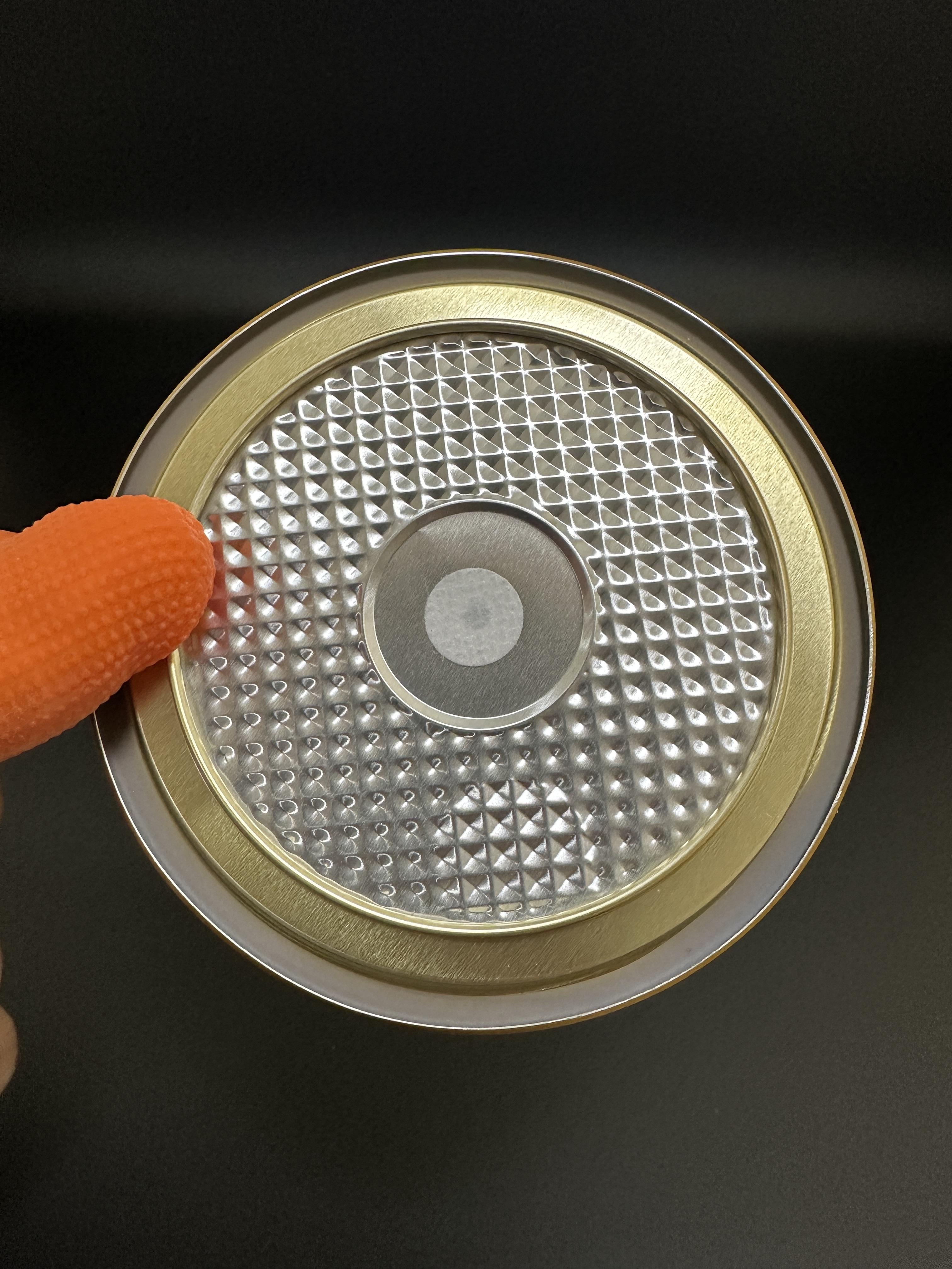 Venting Aluminum Foil Easy Peel Lid for Pickle and Coffee Can Sealing