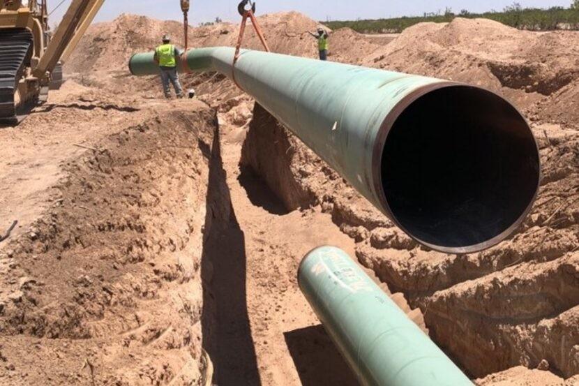 Texas Gulf Coast natural gas pipeline