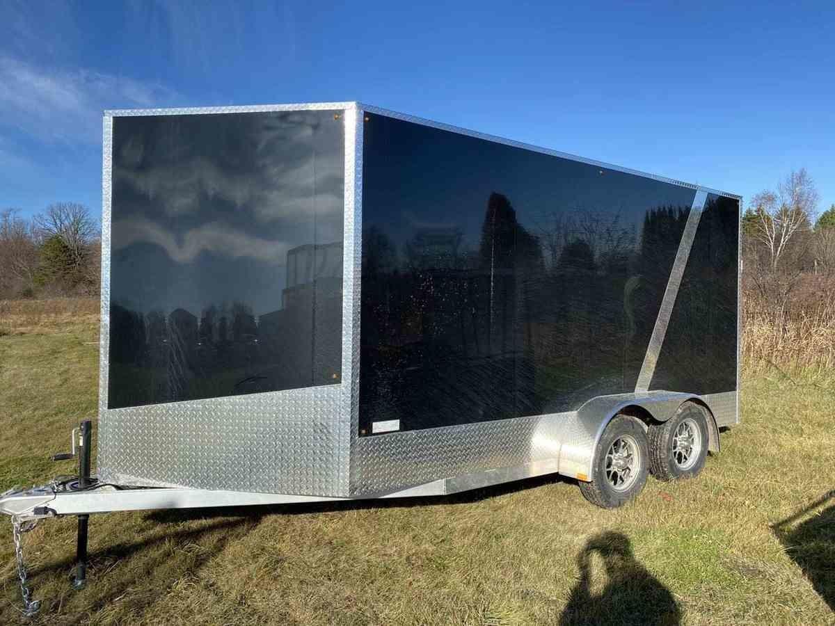 coated Aluminum sheet and Checkered sheet for enclosed snowmobile trailers