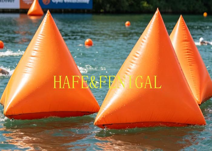 Case Study: 30 Custom 1m Triangular Inflatable Buoys Supplied for a Swimming Club Event in Costa Rica