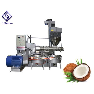 China 1-2 tons/h Cold Spiral Cold Oil Expeller Screw Oil Milling Device for sale