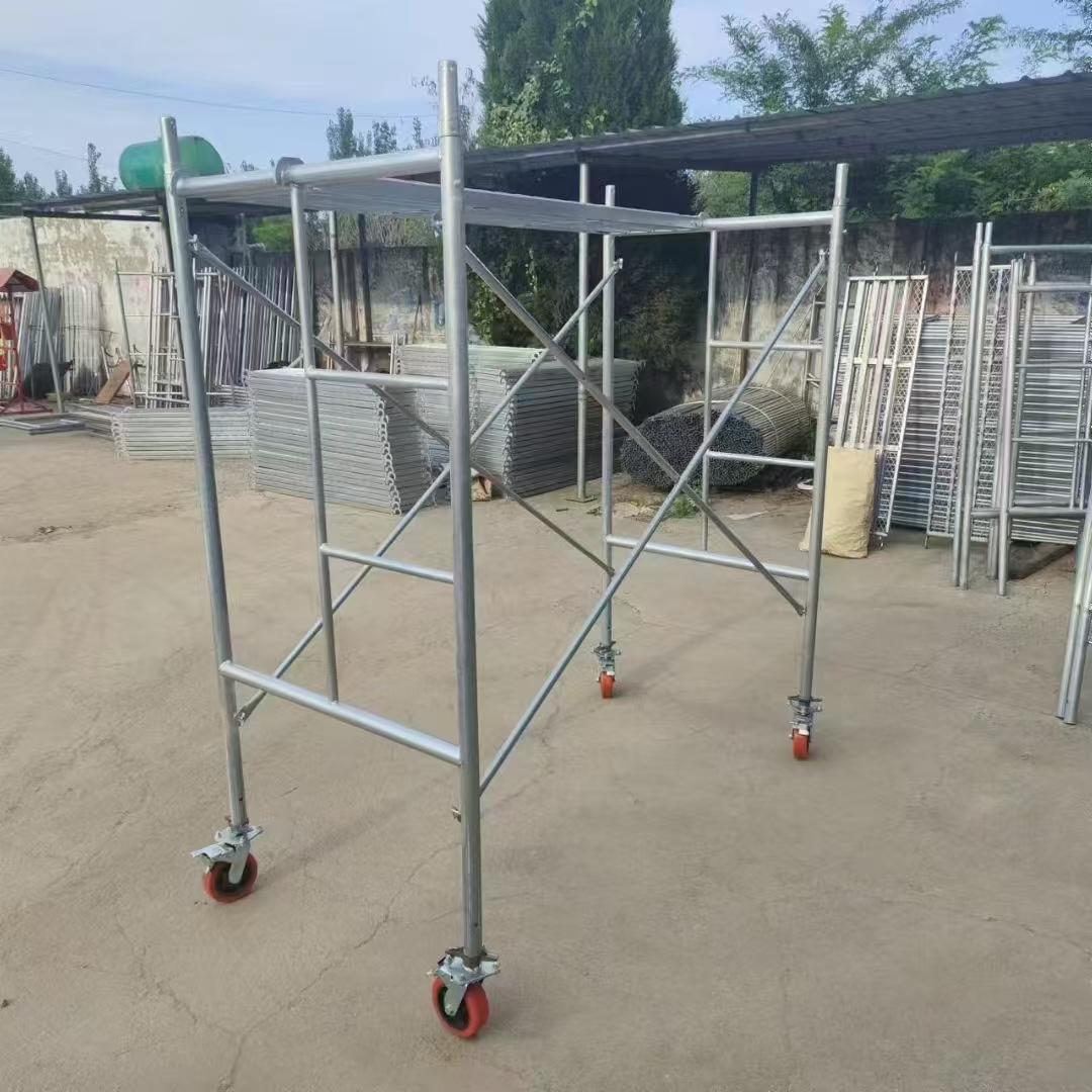 Mobile Frame Scaffolding with Casters for Easy Movement on Job Site