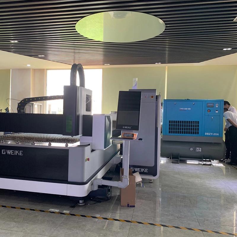 On-site case of laser cutting dedicated all-in-one machine