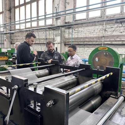 A customized drawer wire basket production line for a Russian client
