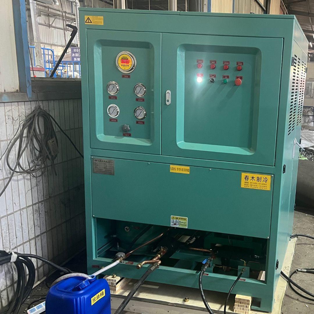 ChunMu CM580 Refrigerant Recovery Machine Powering Efficient E-Waste Refrigerant Recovery for Fuzhou Recycling Firm