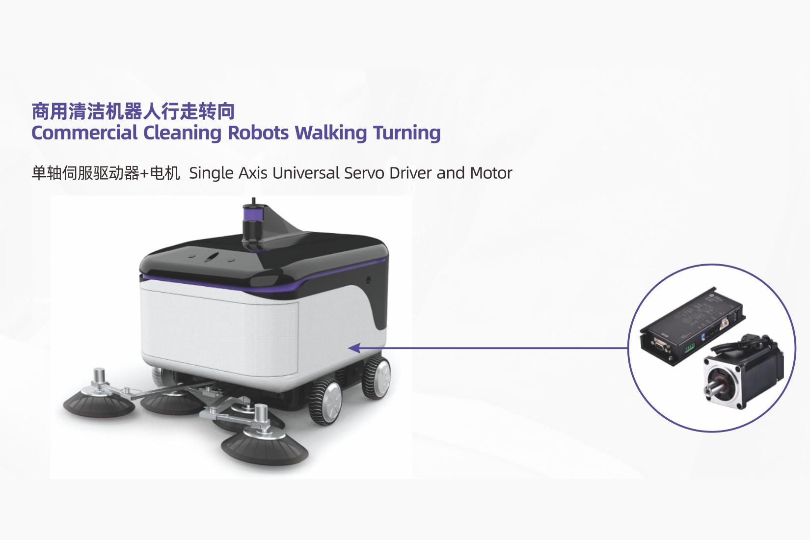 Walking cleaning robot -Servo Drive and Motor
