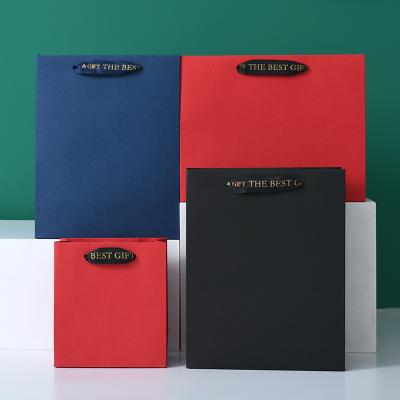 China Thickened Gift Paper Bag Business Clothing Shopping Packaging Handbag for sale