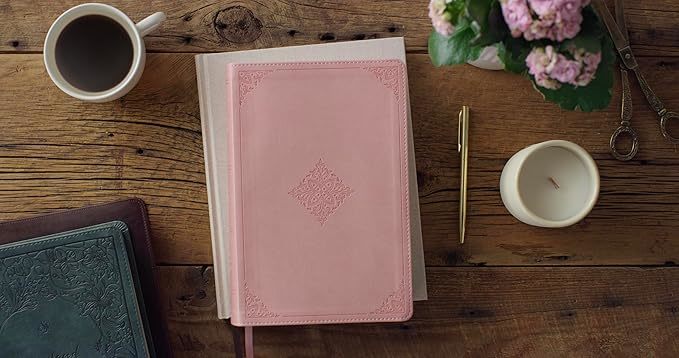 ESV Holy Bible: Dyslexia-Friendly Edition (TruTone, Pink, Fleur-de-lis Design