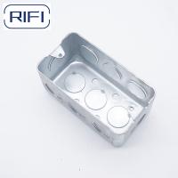 China Octagonal Galvanized Steel Box Electrical Conduit Box Extension Ring Box for sale