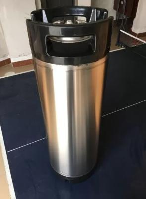 China Home Brew 5 Gallon Stainless Steel Keg Customized Logo With Rubber Handle for sale