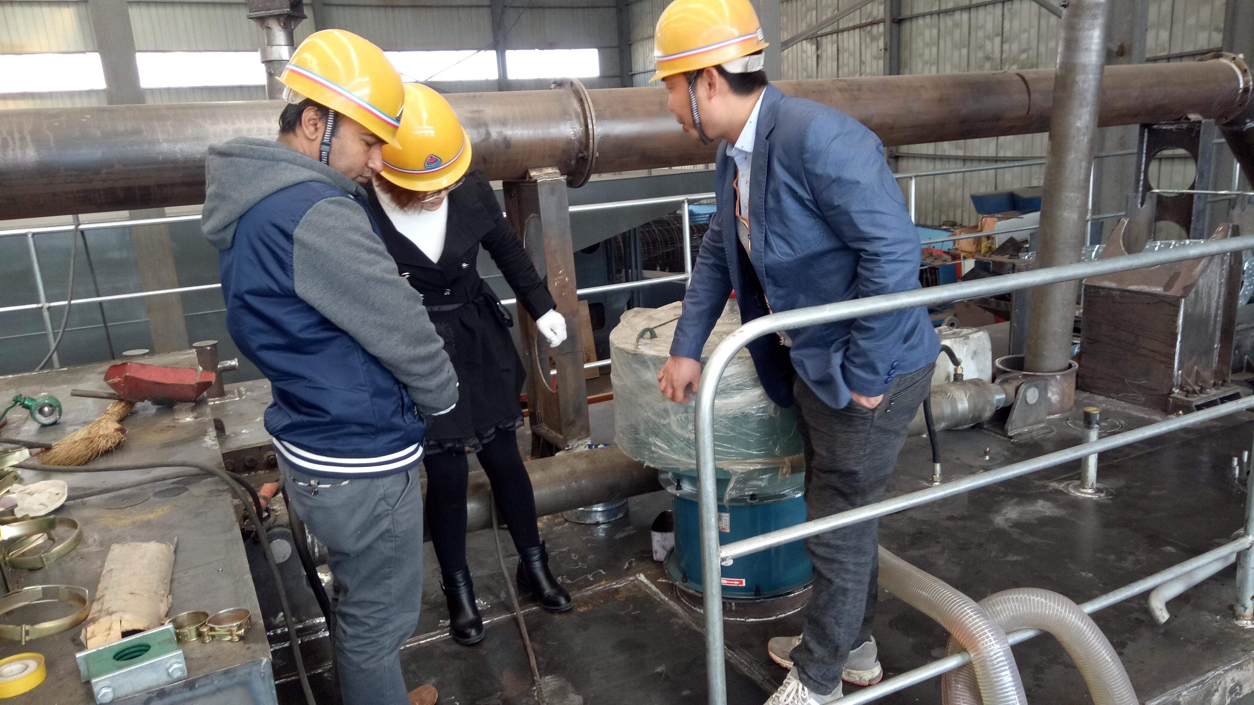 Bangladeshi customers visit and purchase cutter suction dredgers