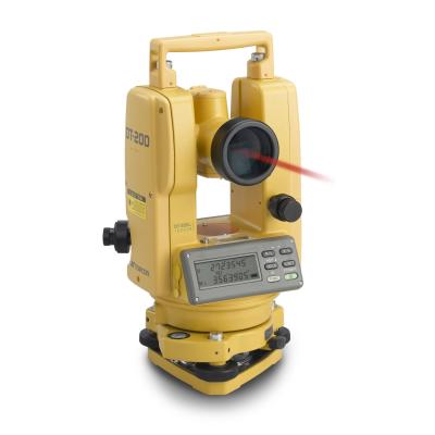 China 90cm Minimum Focus Topcon DT-200 Electronic Digital Theodolite DT-205L for sale