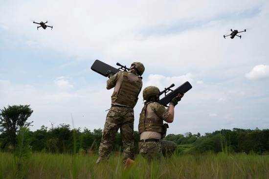 Drone Confrontation Drill Anti-Drone Equipment Shows Its Effectiveness In Real Combat.