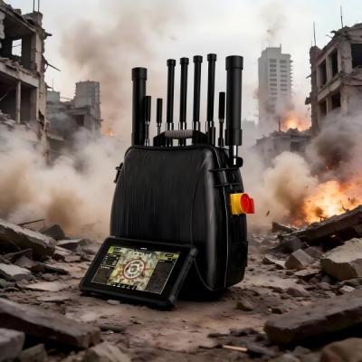 China Full-band Detection Rugged  Design Interference Integration Portable Anti-Drone System Backpack Design
﻿ for sale