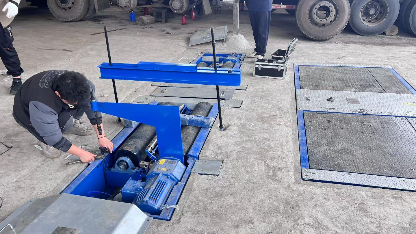 Sichuan Weiyuan Xinxin Garage workshop Successfully installed Truck Maintenance Inspection Line dated on 10-April-26
