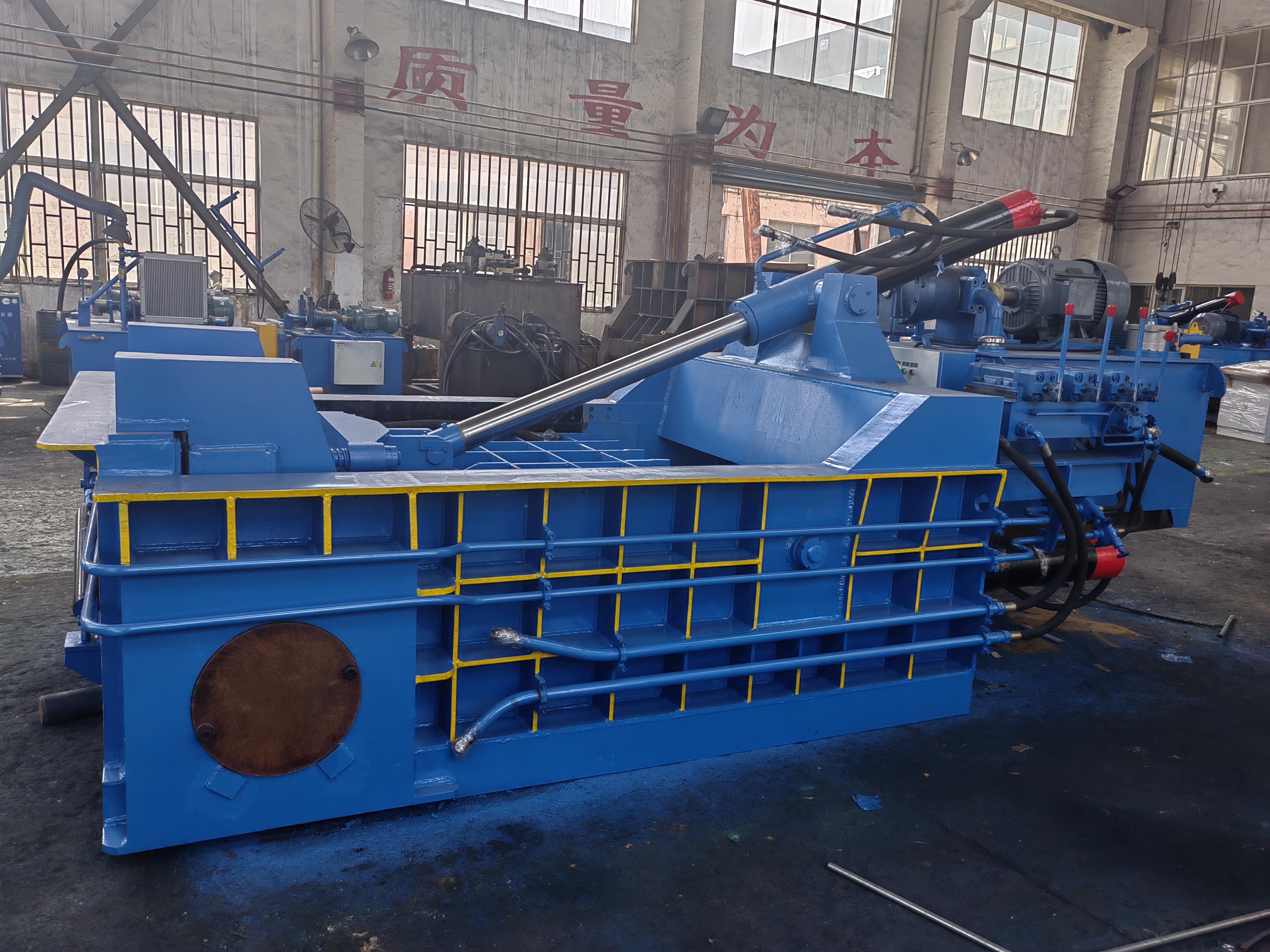 Heavy Steel Scrap Difficult to Handle in Steel Mills? High-Force Metal Baler Improves Scrap Processing Efficiency