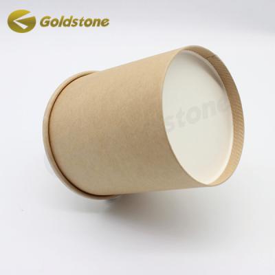 China Custom Branding Paper Yogurt Cup Eco Friendly Custom Logo Ice Cream Cups For Hot Drinks for sale