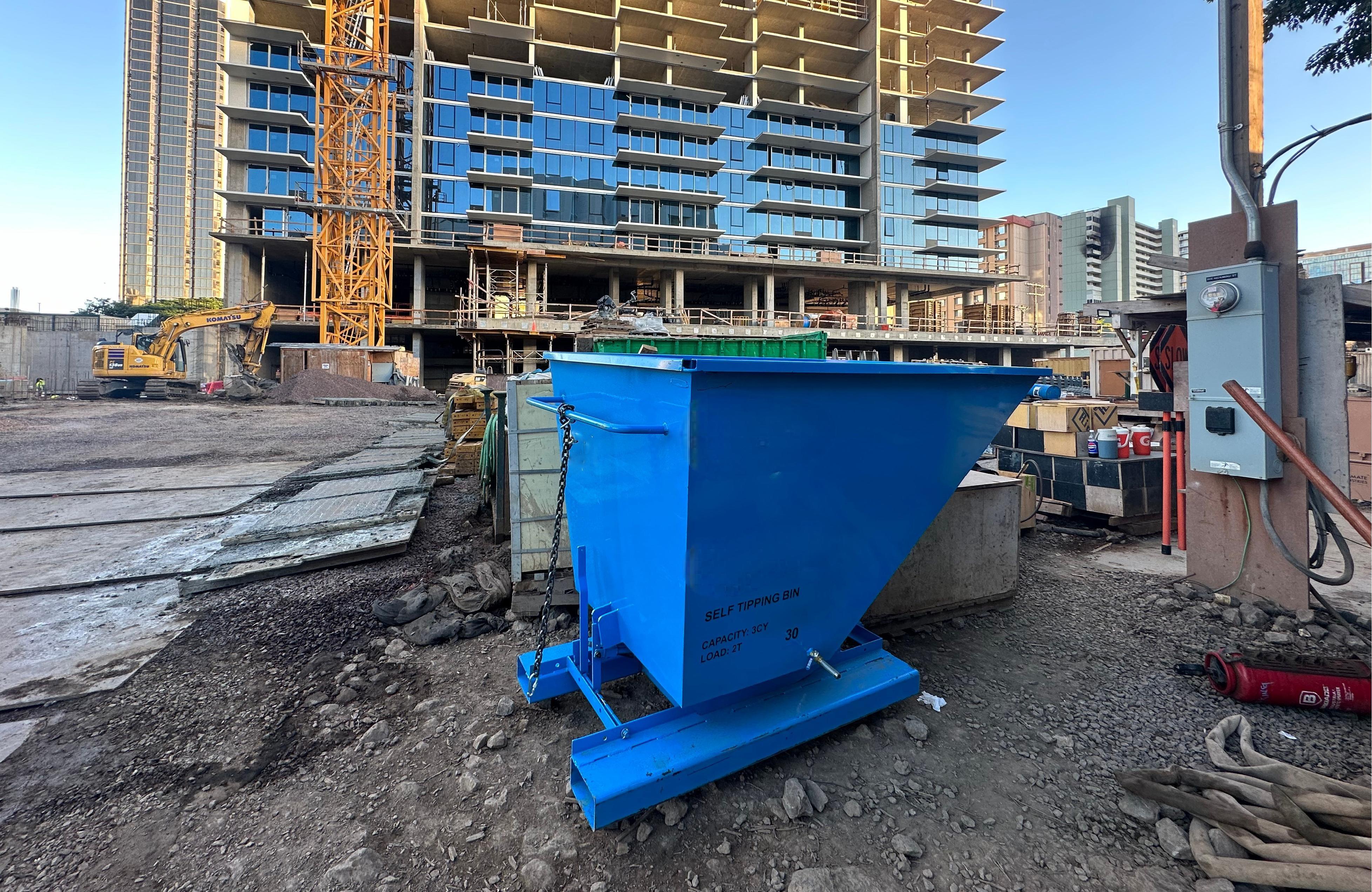 Enhancing Site Efficiency with Our Self Tipping Bin