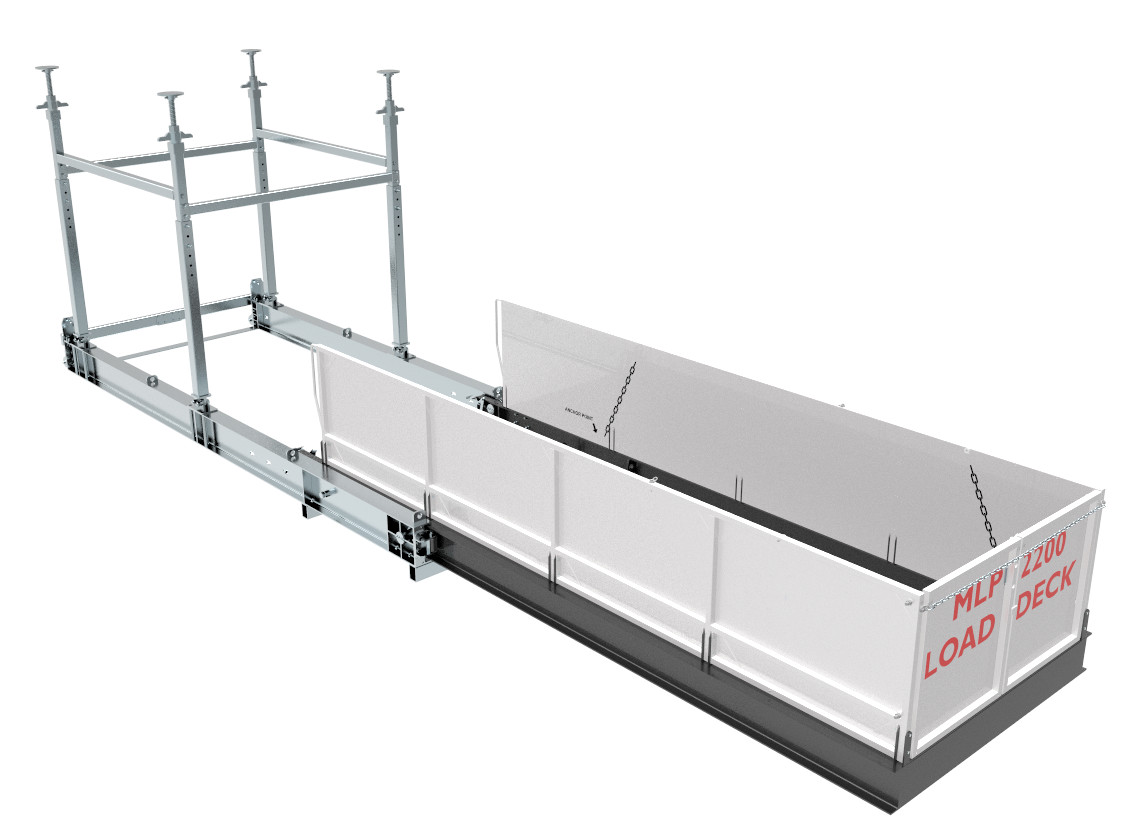 MLP 2200 Retractable Loading Platform for High-Rise Construction