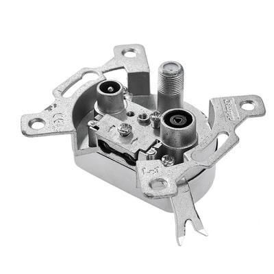 China Wall Sat TV Radio Socket Zinc Casting Housing FM  FIO CATV 5-72 MHz for sale