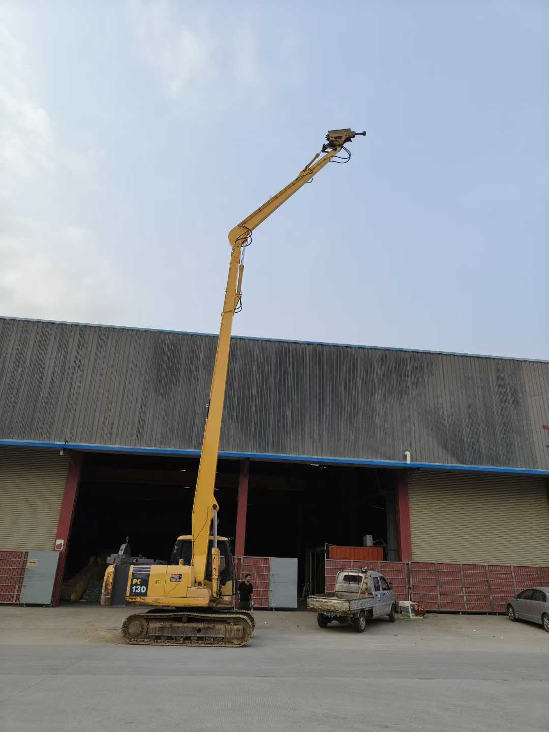 Customization Demolition boom used for Komatsu Pc130 Excavator 