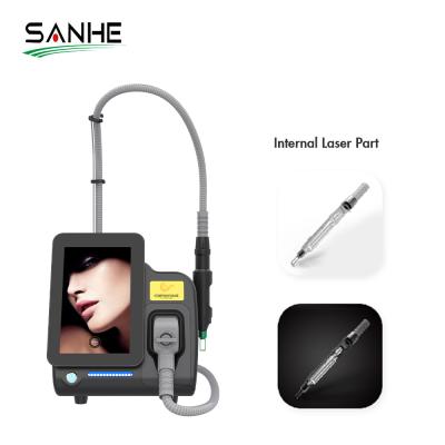 China High Power Q Switched Nd Yag Laser Tattoo Removal Machine 532nm 1064nm 940mj 4ns for sale