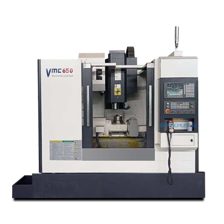 vertical milling machine cnc vmc650 5 axis metal parts processing
