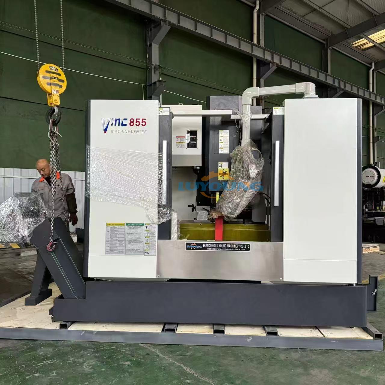 vertical machining center vmc855 processing samples