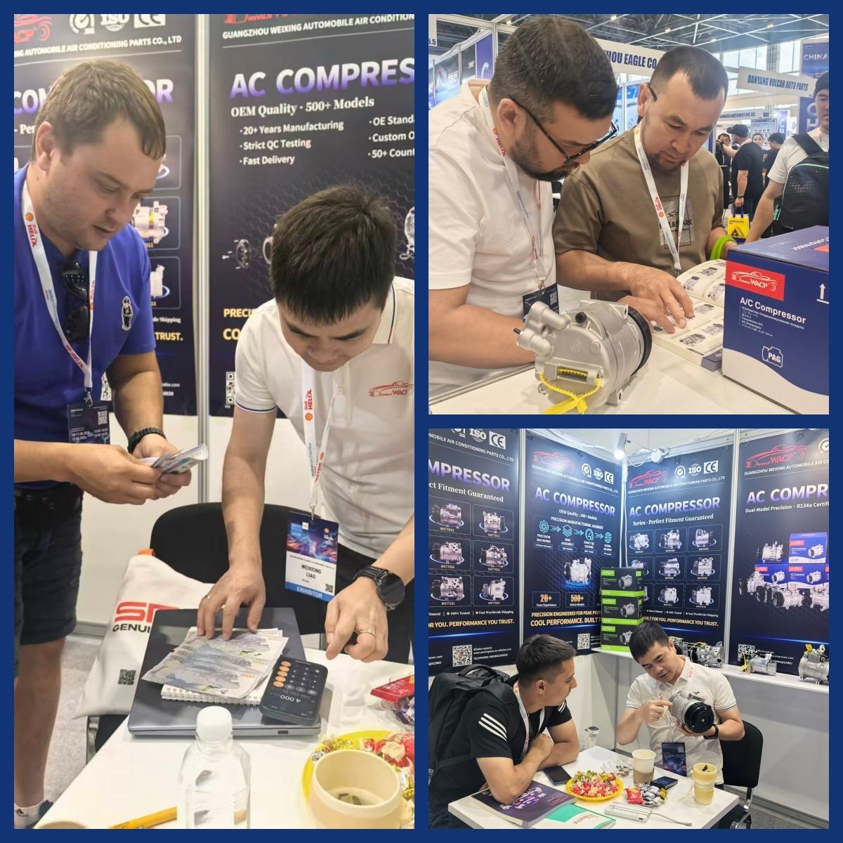 Guangzhou Weixing Automotive A/C Compressor Factory Strengthens Global Supply Capability at Automechanika Astana 2026