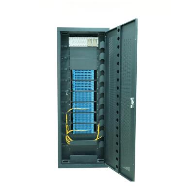 China Large Capacity Wiring Indoor Network Cabinet Modular for SC FC ST Adaptors for sale
