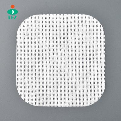 China Factory Direct Sale Personal Care Rhombus Weave Toner Pad Single Layer Wet Compress Clean Face Viscose Material Facial for sale